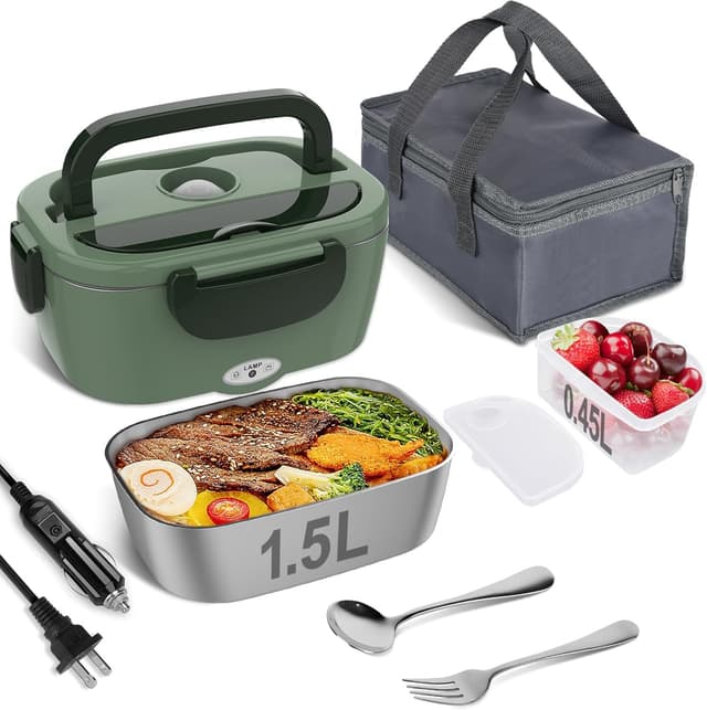 Detalle de Vabaso 80W Heated Lunch Box 1.5L