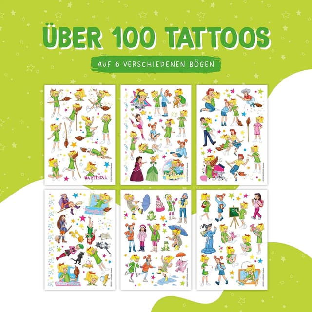 Detalle 2 de Papierdrachen Papierdrachen 100 Tattoos Kinder