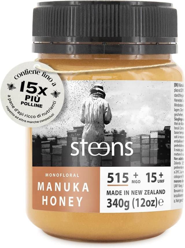 Imagen de Steens Miele di Manuka UMF 15+ 340 g 🍯 en OfertitasTOP