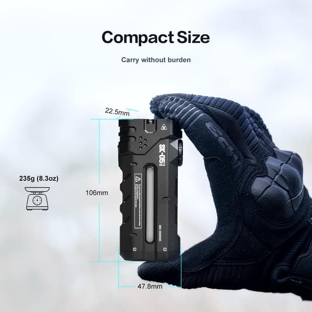 Thumbnail 5 de LOOP GEAR SK05 6000mAh 2850lm EDC torch