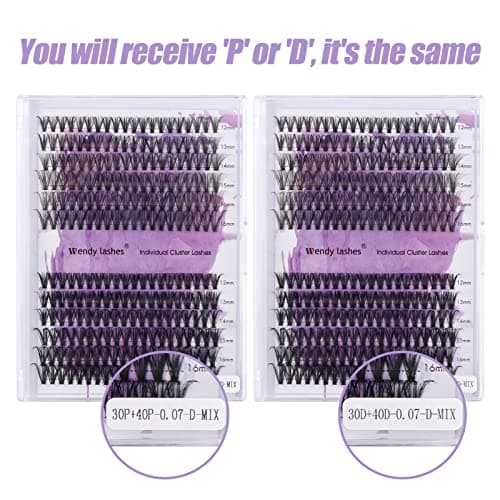 Thumbnail 1 de Cluster Faux-cils 10P 20P 0.07mm ⚙️