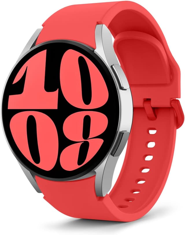 Detalle de MoKo No Gap Silicone Straps for Samsung Galaxy Watch 7/6/5/4 & FE (20mm) – Sport replacement band