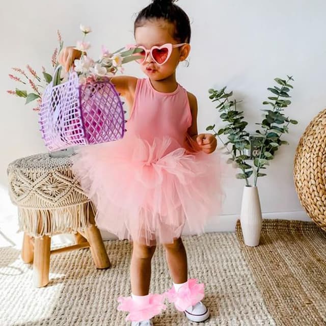 Thumbnail 1 de DRESHOW Toddler Girls Ruffle Socks