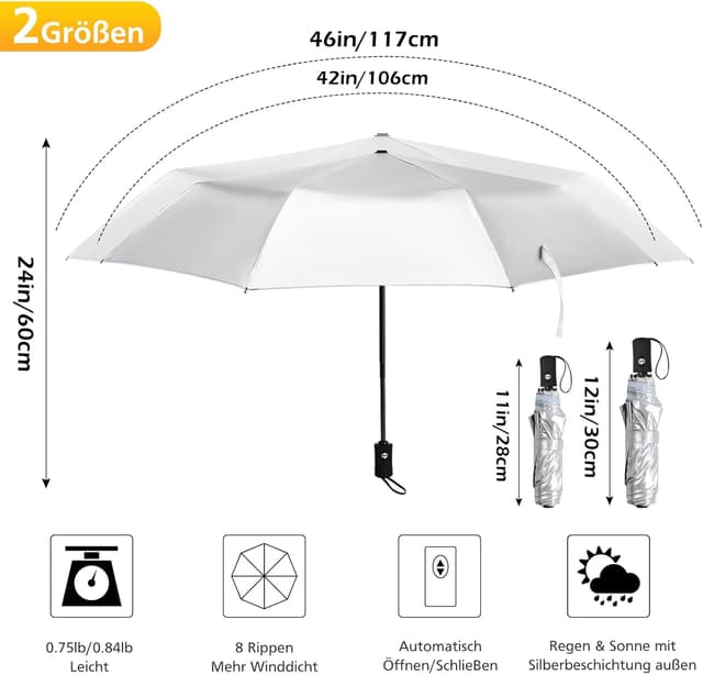 Detalle de HEXSOLID Regenschirm 46 Inch ☂