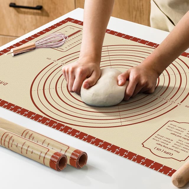 Imagen de 26x16 Inch Silicone Baking Mat with Measurements 🍽 en OfertitasTOP