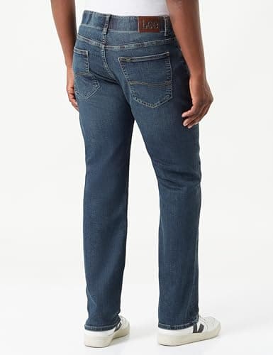 Detalle de Lee Maverick Straight Fit Jeans 32W/32L azul