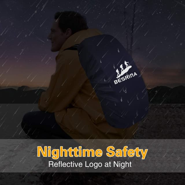 Detalle 1 de Rain cover for rucksacks 15-90L