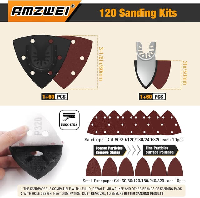 Thumbnail 2 de 156PCS Multitool Blades Kit 156 for Oscillating Tool Accessories 🛠