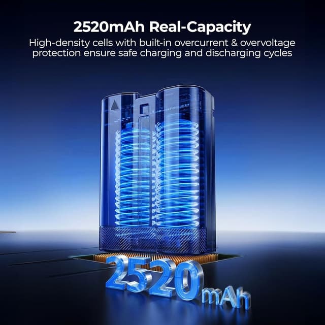 Detalle 2 de SmallRig EN-EL15c da 2.520 mAh con ricarica USB-C e indicatore LED per Nikon Z e D (completamente decodificata)