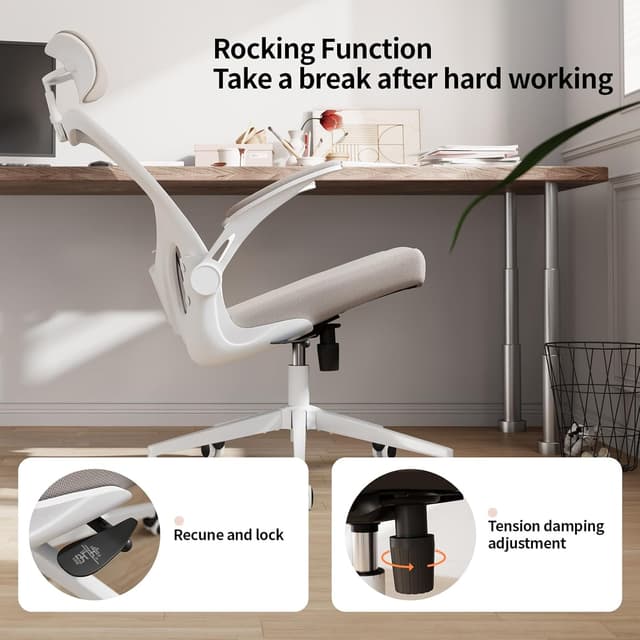 Thumbnail 6 de Monhey Ergonomischer Bürostuhl mit Netz 120 kg