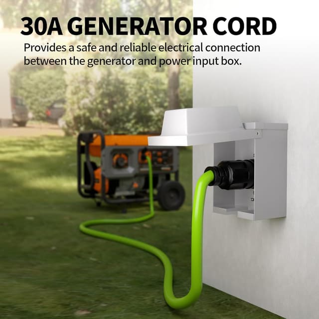 Thumbnail 5 de POWGRN 10-Foot 30-Amp Generator Cord ⚡