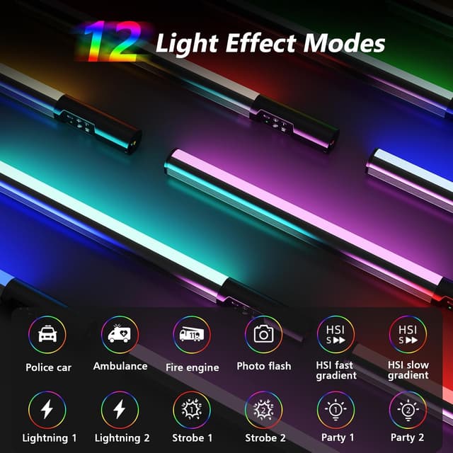 Detalle de Heysliy Photography Light Wand RGB 1000 lm