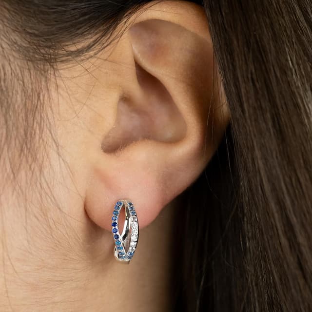 Thumbnail 1 de Engelsrufer Creolen Infinity Ocean 16 mm