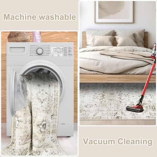 Thumbnail 4 de Homcomodar Alfombra Salon 160x230 Beige