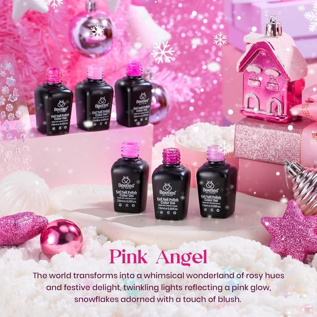 Detalle 2 de Beetles Pink Angel Gel Polish 6 Colors ๐