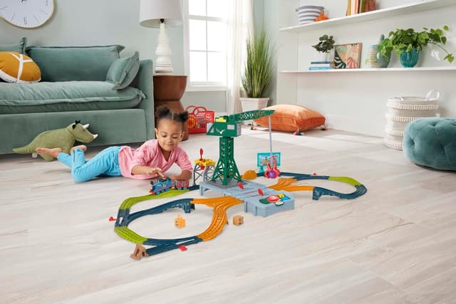 Detalle de Thomas & Friends Fisher-Price Coffret HRC47 – 4,40 m de circuit motorisé avec plus de 60 sons et thèmes