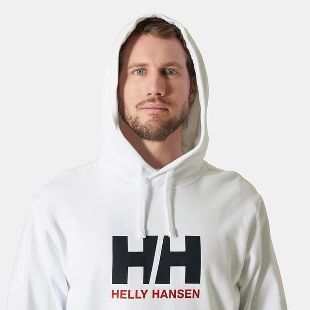 Detalle 1 de Helly Hansen Hombres Sudadera con capucha logotipo HH, talla L