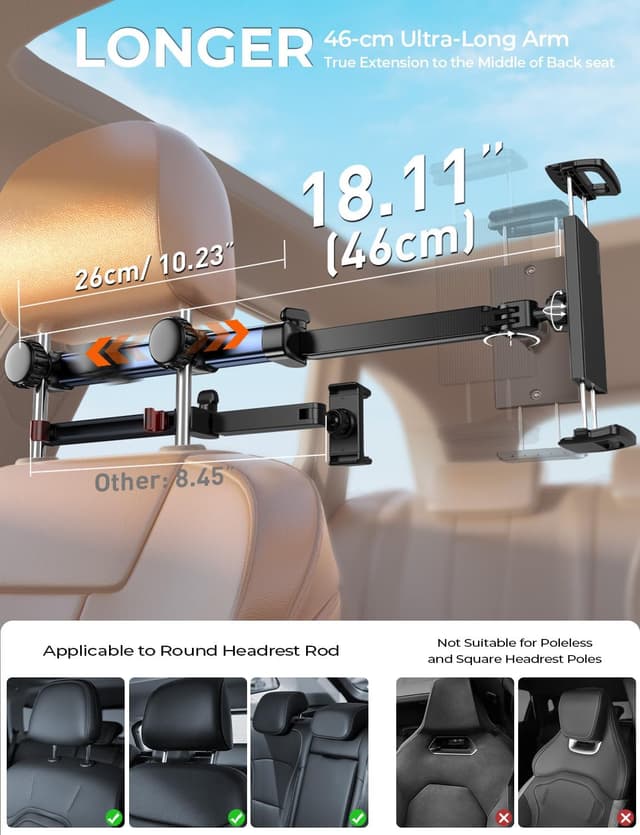 Detalle de TRYONE Tablet Halterung Auto 46 cm