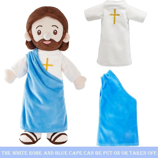 Detalle 1 de Jesus Plush Doll 14.2 in Blue