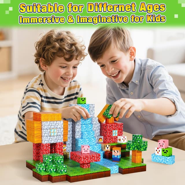 Thumbnail 6 de COOLJOYA 108-piece magnetic blocks set