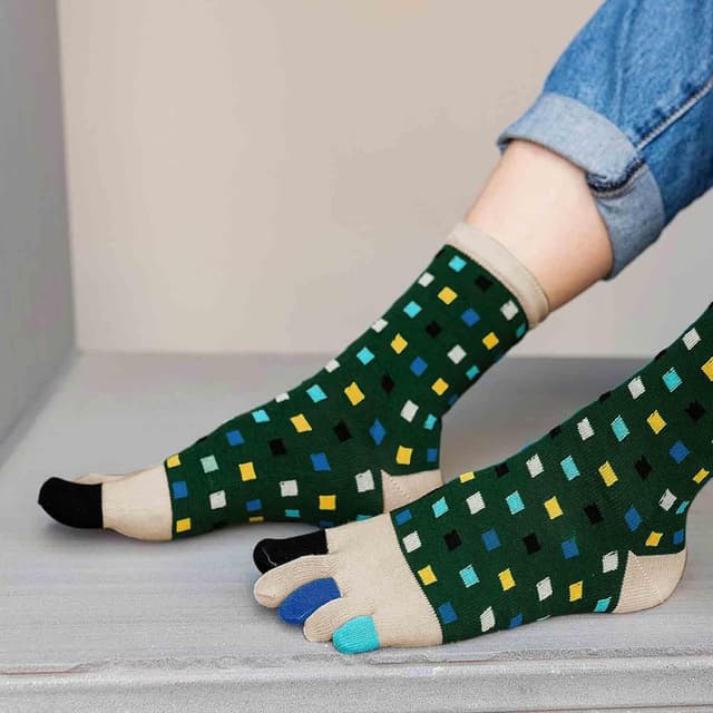 Detalle 1 de LOFIR Calcetines Dedos Separados 5 pares 38-44/44-47