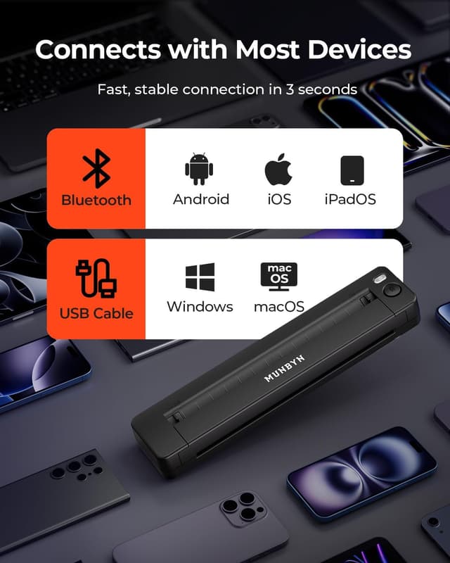 Thumbnail 5 de MUNBYN ITP06 Tattoo Drucker 300 DPI đź–¨