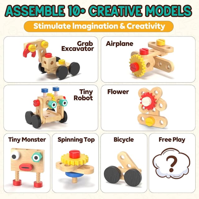 Thumbnail 3 de Lehoo Castle Montessori Caja de Herramientas 2 en 1