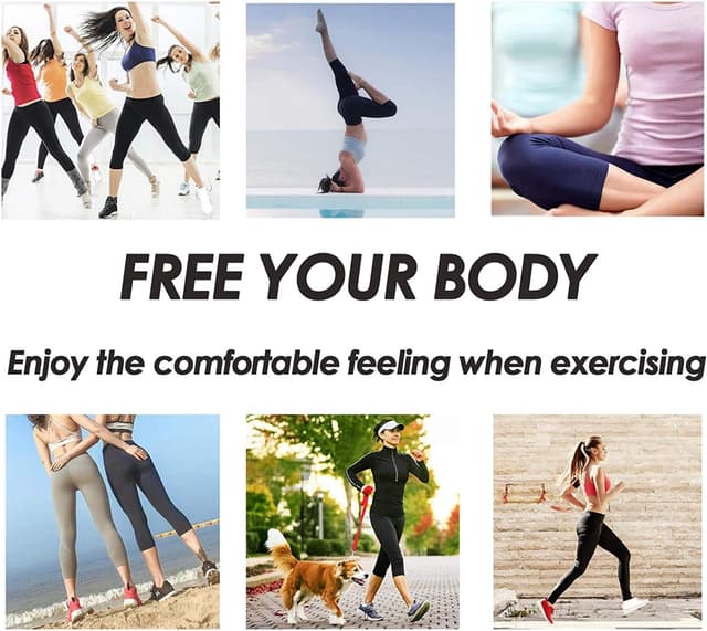 Detalle 1 de ACTINPUT Women’s High Waisted Capri Leggings with Tummy Control (3/4) – Black, L-XL (UK 14-24)