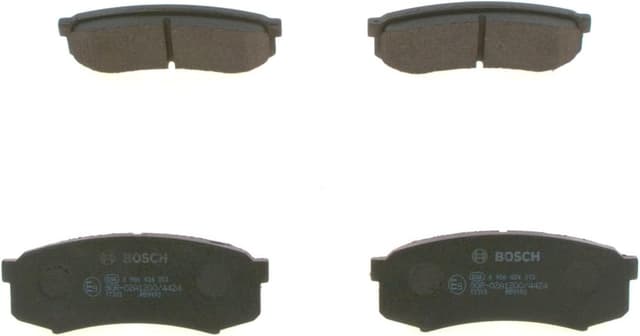 Detalle de Bosch BP152 – Jeu de 4 plaquettes de frein arrière sans cuivre certifiées ECE-R90