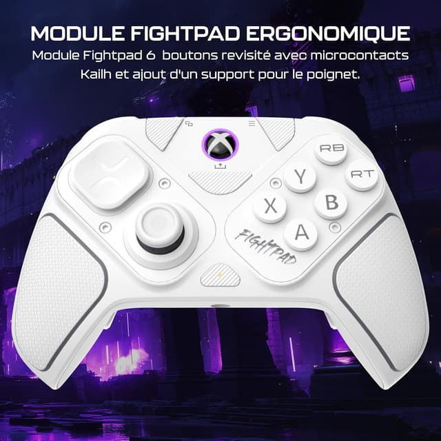 Detalle de Turtle Beach Victrix Pro BFG Reloaded manette gaming modulaire