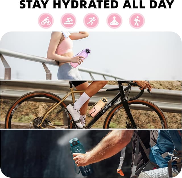 Thumbnail 6 de Botella Agua 1.5L con Marca de Tiempo 🚰 Ideal para Deporte y Viajes