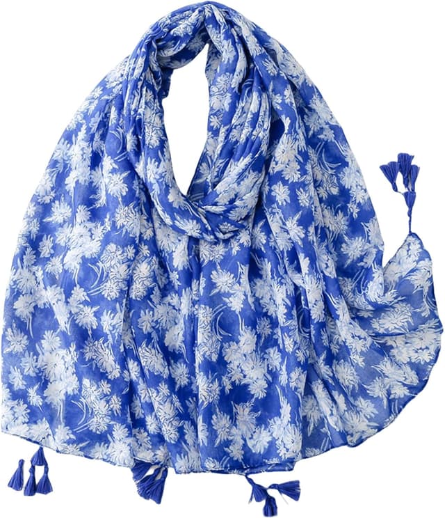 Thumbnail 6 de prinfantasy women’s long scarf shawl wrap (180 x 85 cm) – soft, lightweight styling for day to evening