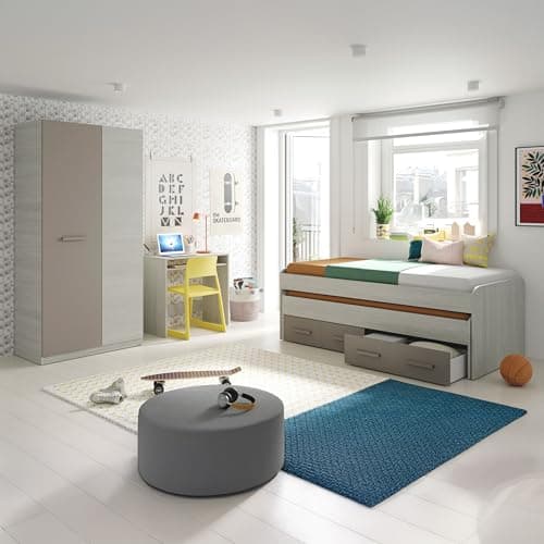 Thumbnail 1 de duehome Dax Escritorio Blanco 🖥️ 79x43x79 cm