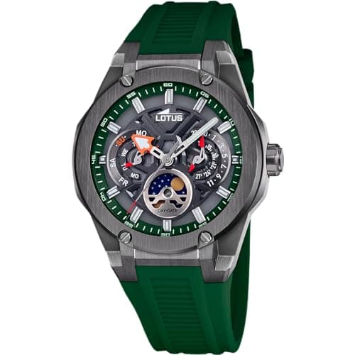 Detalle de Lotus 18946/5 Reloj fase lunar 10 atm