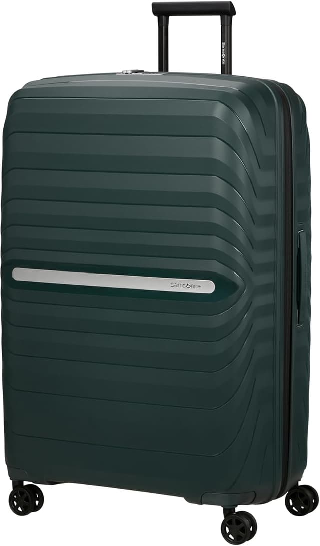 Detalle de Samsonite Neo Flux Spinner XL Maleta Expandible Verde Jungle