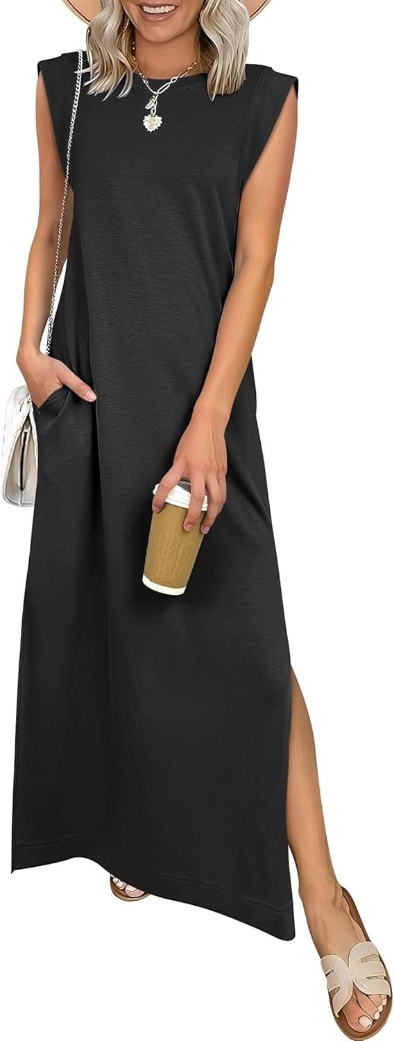 Detalle de ANRABESS Women Summer Sleeveless Maxi Dress