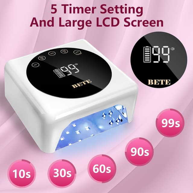 Thumbnail 3 de BETE Lámpara de uñas LED inalámbrica 78 W