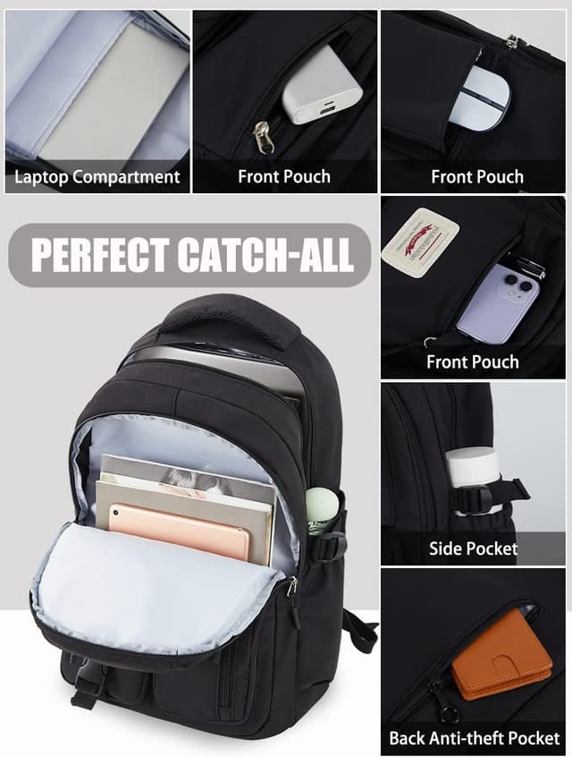 Thumbnail 5 de FIORETTO Schulrucksack 14" Laptopfach, wasserabweisend
