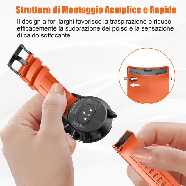 Detalle 2 de NotoCity cinturino 24 mm per Suunto 9