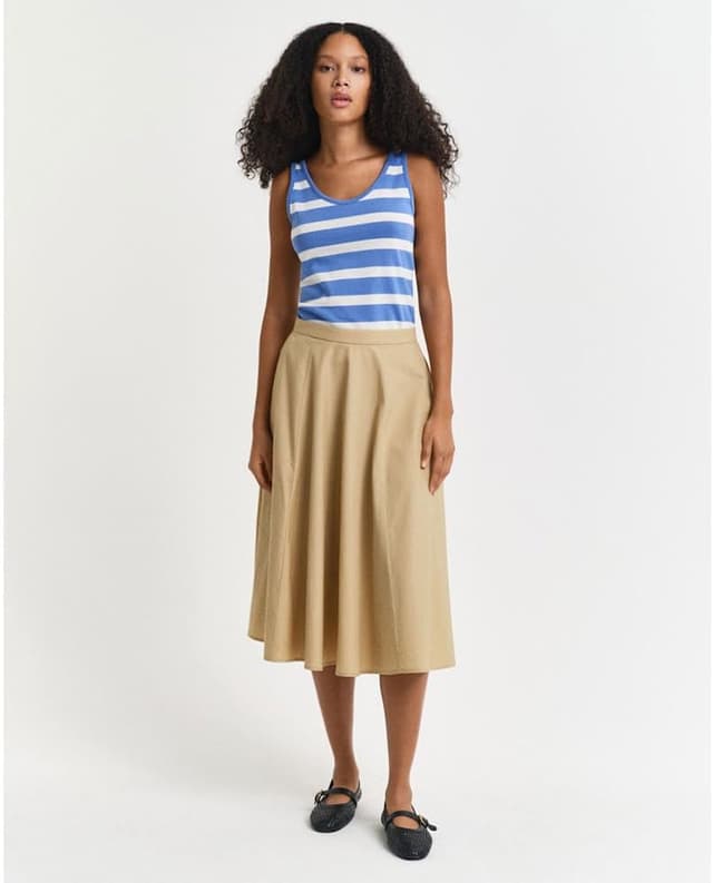 Thumbnail 3 de GANT Lightweight Chino Skirt Gonna Donna