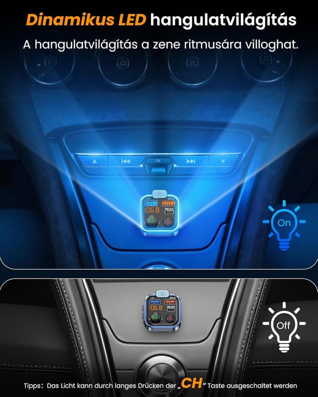 Thumbnail 5 de LENCENT 38W FM Transmitter Auto