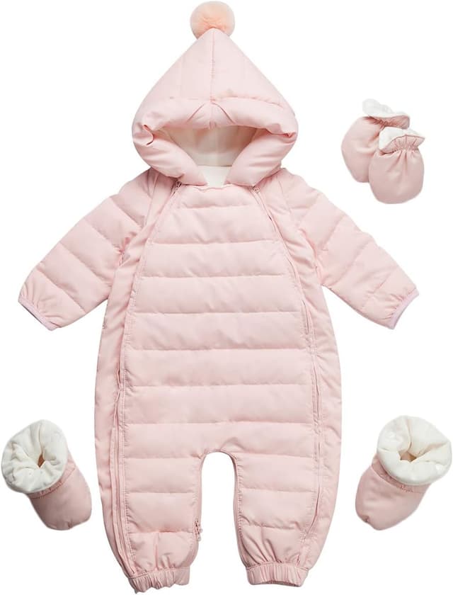 Imagen de famuka Baby Winter Snowsuit Hooded Puffer en OfertitasTOP