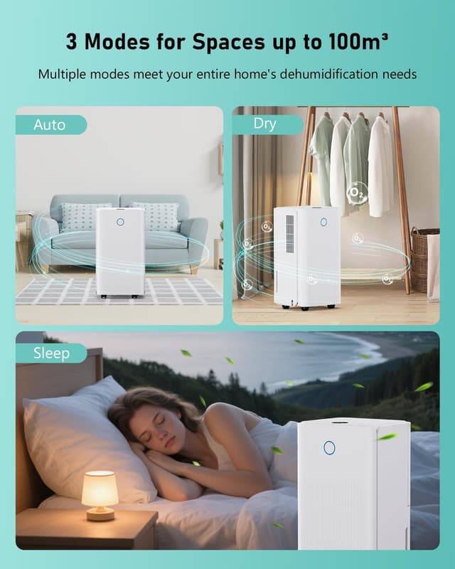 Thumbnail 5 de Dehumidifier 12L for Home Damp