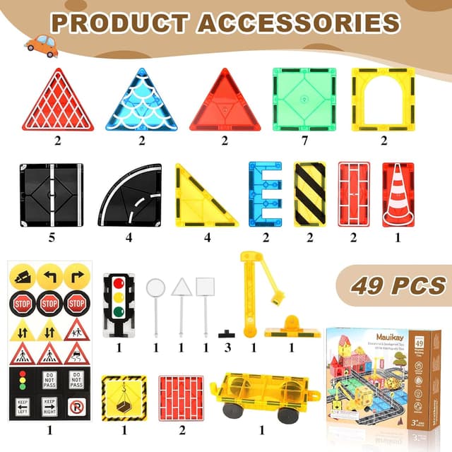 Thumbnail 5 de Magnetic Road Tiles with Extendable Magnetic Crane