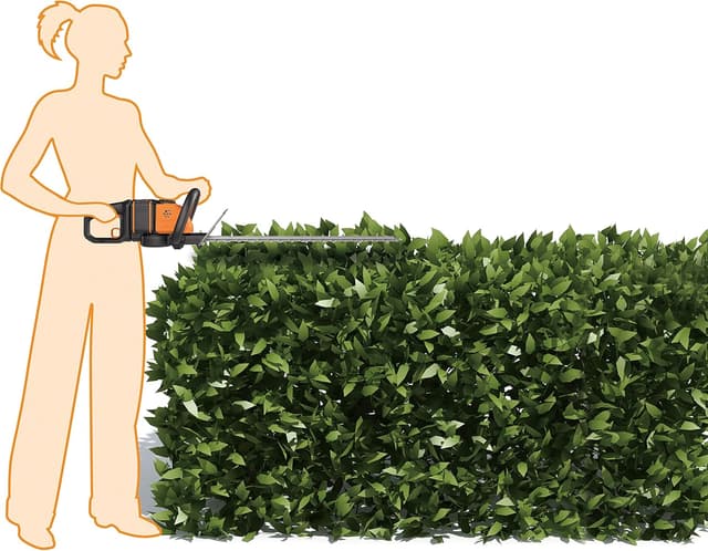 Detalle 2 de Worx WG284E.9 tagliasiepi elettrico a batteria 40V (solo utensile) con diametro di taglio fino a 27 mm