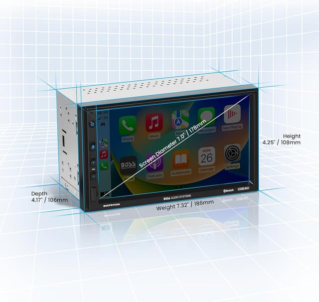 Detalle 2 de BOSS BVCP9700A Car Stereo 7 Inch Touchscreen