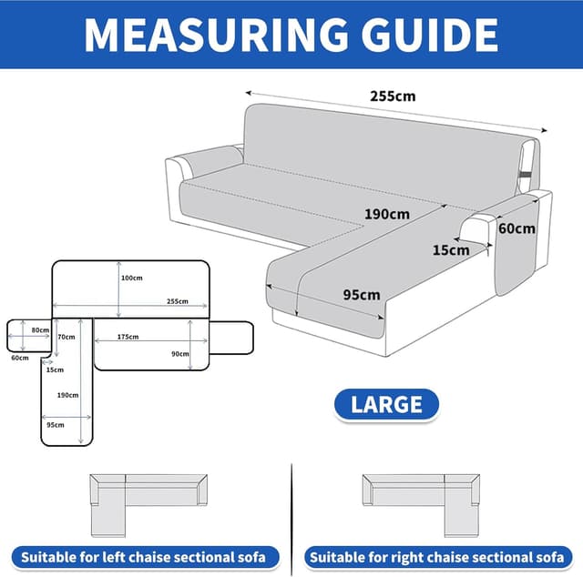 Detalle 1 de YSTELLAA Copridivano 3 Posti con Penisola 255 cm