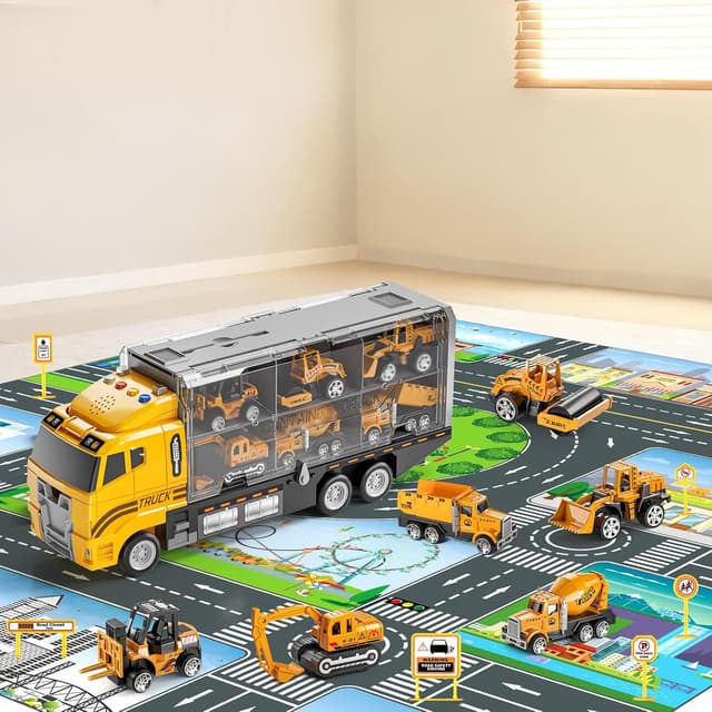 Thumbnail 1 de NIPLOOOW Construction Truck Toy Set for Ages 3-5 🚚