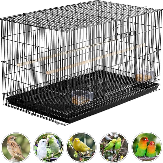 Thumbnail 6 de Yaheetech Large Bird Cage 77.5cm