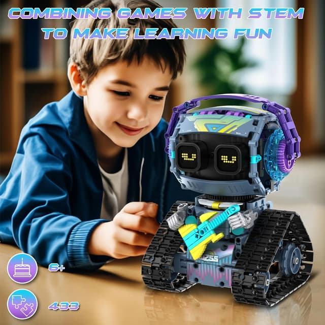 Thumbnail 5 de QHECTTY 3-in-1 STEM Robot Kit 433 pcs 🤖